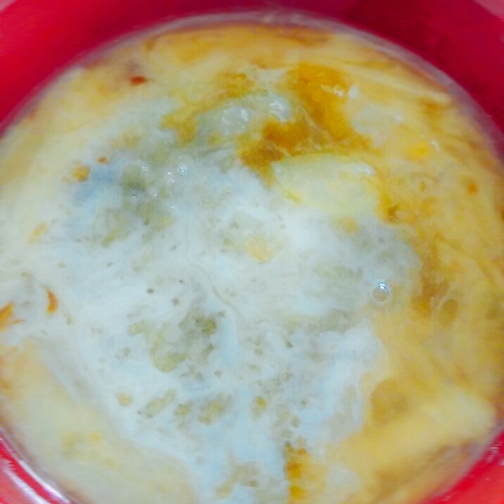 なめこと大根の豆乳味噌スープ